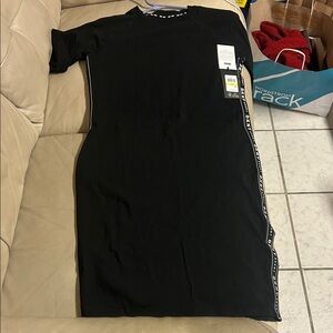 DKNY Black Midi Dress